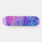 Kleurrijke Groovy Funky Trippy Waves Abstracte kun Persoonlijk Skateboard (Horizontaal)