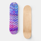 Kleurrijke Groovy Funky Trippy Waves Abstracte kun Persoonlijk Skateboard (Voorkant)
