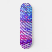 Kleurrijke Groovy Funky Trippy Waves Abstracte kun Persoonlijk Skateboard (Voorkant)
