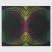 Kleurrijke Groovy Psychedelic Pattern Abstracte Ku Cadeaupapier (Vlak)