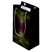 Kleurrijke Groovy Psychedelic Pattern Abstracte Ku Klein Cadeauzakje (Voorkant Gekanteld)