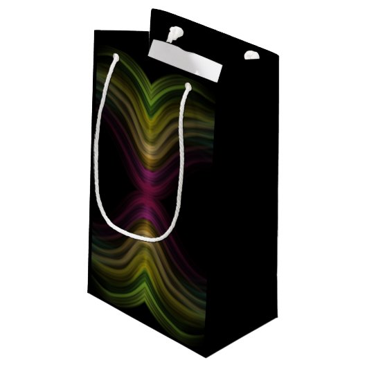 Kleurrijke Groovy Psychedelic Pattern Abstracte Ku Klein Cadeauzakje (Achterkant Gekanteld)