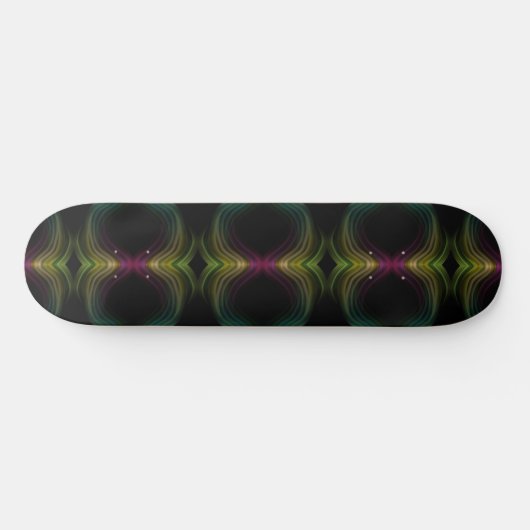 Kleurrijke Groovy Psychedelic Pattern Abstracte Ku Persoonlijk Skateboard (Horizontaal)