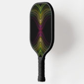 Kleurrijke Groovy Psychedelic Pattern Abstracte Ku Pickleball Paddle (Links)