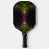 Kleurrijke Groovy Psychedelic Pattern Abstracte Ku Pickleball Paddle (Voorkant)
