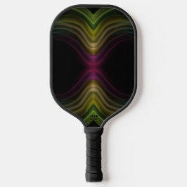 Kleurrijke Groovy Psychedelic Pattern Abstracte Ku Pickleball Paddle