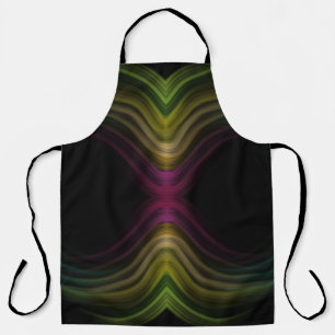 Kleurrijke Groovy Psychedelic Pattern Abstracte Ku Schort