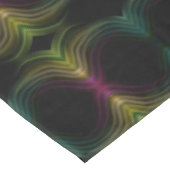 Kleurrijke Groovy Psychedelic Pattern Abstracte Ku Tafelkleed (Gekanteld)