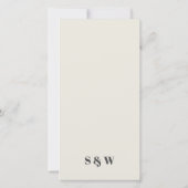 Kleurrijke Groovy Retro Arch Bold Weddenemenkaart Bedankkaart (Achterkant)