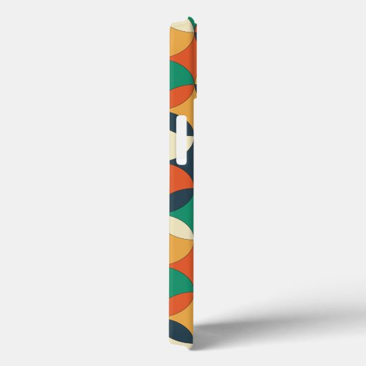 Kleurrijke Groovy Retro Circled Case-Mate iPhone Case (Achterkant / Rechts)