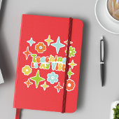 Kleurrijke Groovy Teaching is mijn Vibe, Leraar Sticker