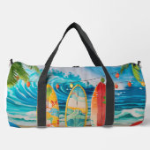 KLEURRIJKE GROOVY ZOMER SURFPLANKEN PLUNJEZAK (Voorkant)