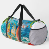 KLEURRIJKE GROOVY ZOMER SURFPLANKEN PLUNJEZAK (Rechterhoek)