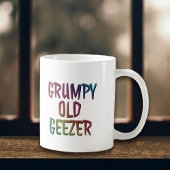 Kleurrijke Grumpy Oude Geezer Mok Cup