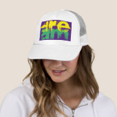 kleurrijke grunge DREAM lettering | Trucker Pet (In situ)