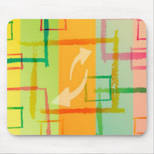 Kleurrijke Grunge mousepad Muismat