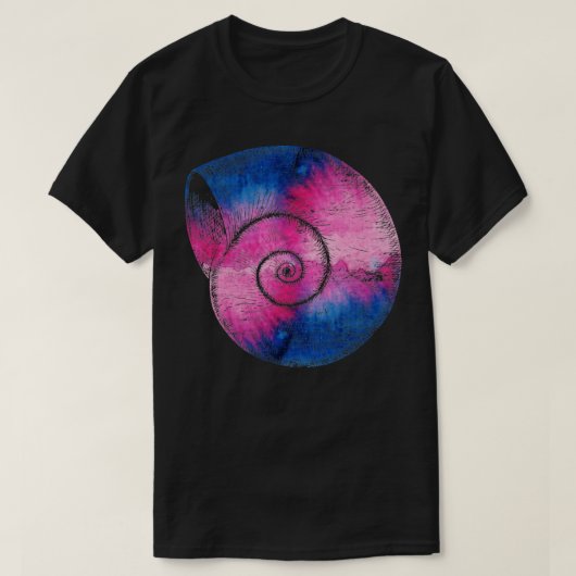 Kleurrijke grunge slak t-shirt (Design voorkant)