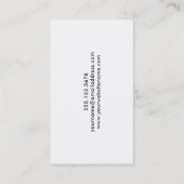 Kleurrijke, Grungy Abstracte Kunst met Cirkels Visitekaartje (Achterkant)