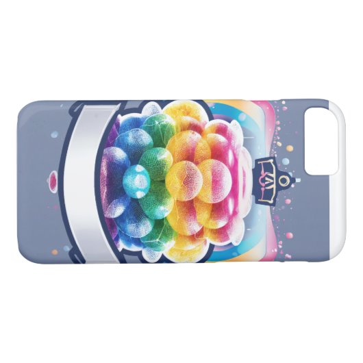 Kleurrijke Gumball Machine Telefoonhoes - Leuk & L Case-Mate iPhone Case (Achterkant (Horizontaal))