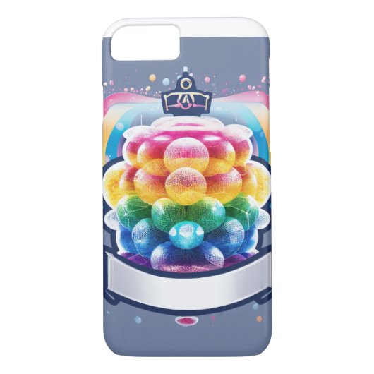 Kleurrijke Gumball Machine Telefoonhoes - Leuk & L Case-Mate iPhone Case (Achterkant)