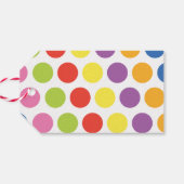 Kleurrijke Gumballs gepersonaliseerde Gift Labels Cadeaulabel (Achterkant Horizontaal)