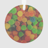 Kleurrijke Gumdrops Persoonlijk Ornament (achterkant)