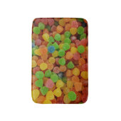 Kleurrijke Gumdrops Snoep Badmat (Voorkant Verticaal)
