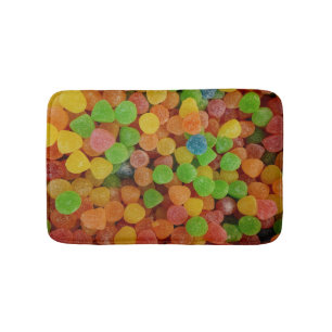 Kleurrijke Gumdrops Snoep Badmat