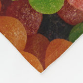 Kleurrijke Gumdrops Snoep Gepersonaliseerd Fleece Deken (Hoek)