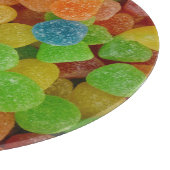 Kleurrijke Gumdrops Snoep Snijplank (Hoek)