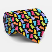 Kleurrijke Gummy Snoep Beren Stropdas (Opgerold)