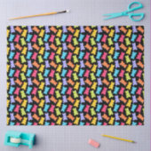 Kleurrijke Gummy Snoep Beren Tissuepapier (Craft)