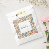 Kleurrijke gunstzak bedankzakje (Gezegeld)