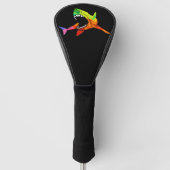Kleurrijke haai golfheadcover (Voorkant)