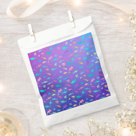 Kleurrijke haai onder het zee School Party Bedankzakje