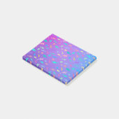 Kleurrijke haai onder het zee School Party Post-it® Notes (Schuin)