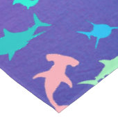 Kleurrijke haai onder het zee School Party Tafelkleed (Gekanteld)