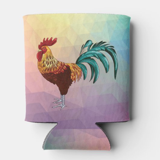 KLEURRIJKE HAAN BLIKJESKOELER (Achterkant)