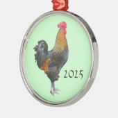 Kleurrijke Haan Ornament (Links)