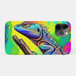 Kleurrijke Hagedis Art Design Case-Mate iPhone Case