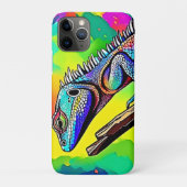 Kleurrijke Hagedis Art Design Case-Mate iPhone Case (Achterkant)