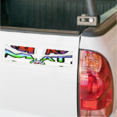 Kleurrijke Hakuna Matata Graffiti Art Print Bumpersticker (Op Truck)