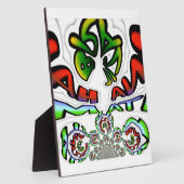 Kleurrijke Hakuna Matata Graffiti Art Print Fotoplaat (Zijkant)