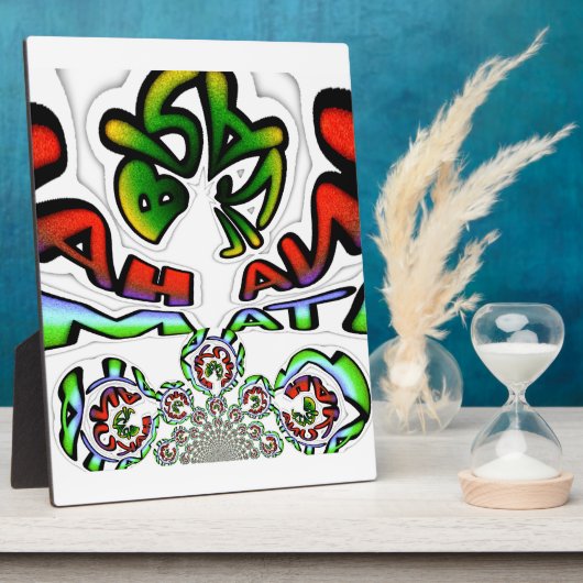 Kleurrijke Hakuna Matata Graffiti Art Print Fotoplaat (Zijkant)