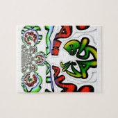 Kleurrijke Hakuna Matata Graffiti Kunstprint Legpuzzel (Horizontaal)