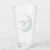 Kleurrijke Halfmoon Glas (Achterkant)