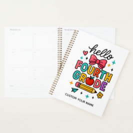 Kleurrijke Hallo Vierde Klas Planner