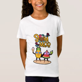 Kleurrijke Hallo Zomer | Kleurrijke Oceandieren T-shirt