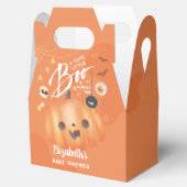 Kleurrijke Halloween Baby shower Boo thema Bedankdoosjes (Geopend)