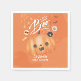 Kleurrijke Halloween Baby shower Boo thema Servet